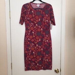 M LuLaRoe‎ Julia Dress D01 551